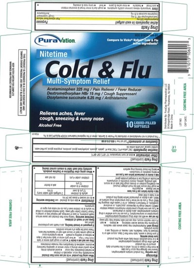 Carton Label (Pv Nite Cold   Flu 10ct)